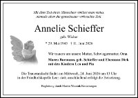 eine Anzeige