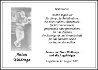 eine Anzeige
